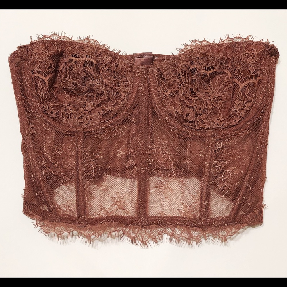 NEW Unlined Strapless Bustier